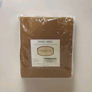 Mellanni Twin XL Fitted Sheet - 1800 Brushed microfiber - Deep Pocket - Mocha